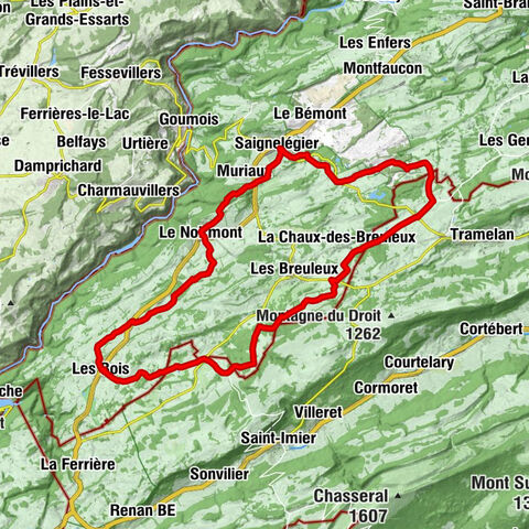 Franches montanges tour