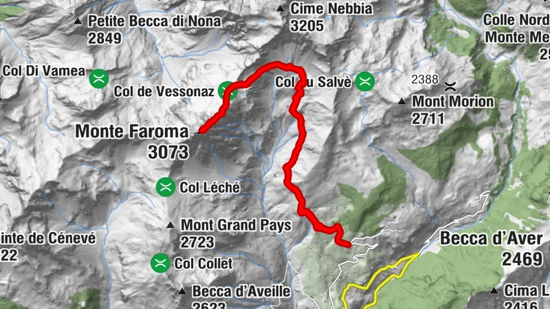 Nus, Valle d'Aosta/Monte Faroma