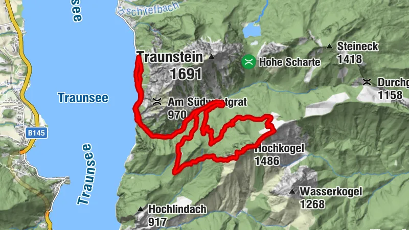 UNWEGSAM! Hochkogel Gmunden Querung vom Ranzen aus Richtung Mairalm