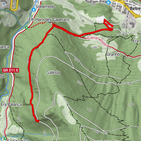 Acceso Antenas y pista Tuca