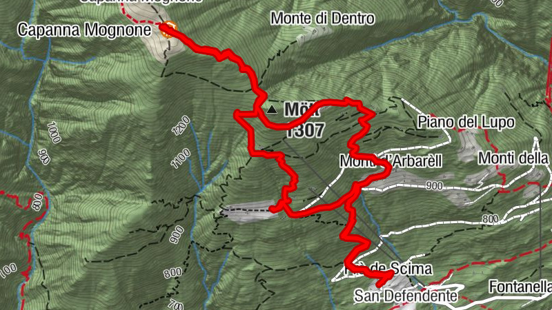 Sementina, Capana Mognone