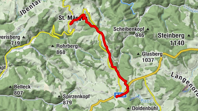 Thurner nach Sankt Märgen