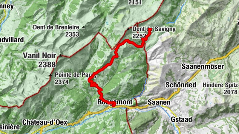 Von SAC Grubenberghütte via Pertet à Bovets nach Rougemont