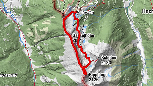 Reiteralm -Gasselhöhe- Rippetegg