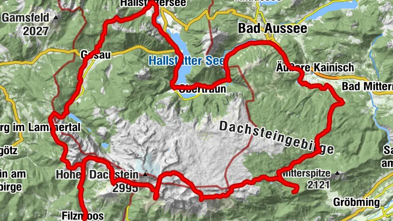 Dachstein Rundwanderweg (über 8 Etappen)