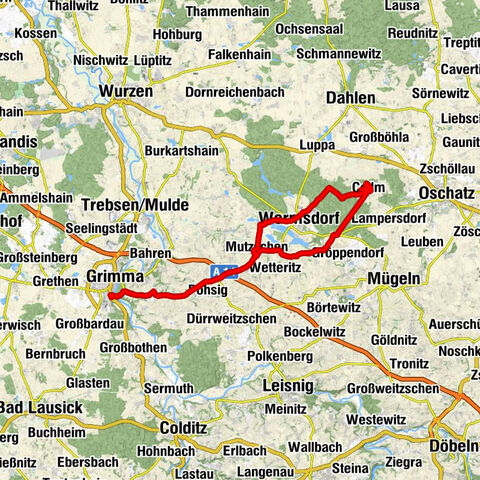 Grimma - Collmberg - Grimma