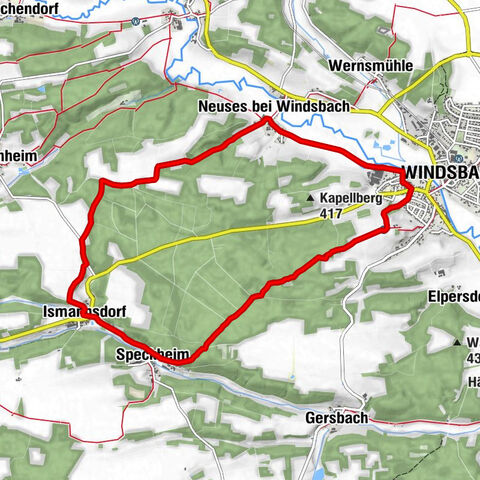 Windsbach - Speckheim - Ismannsdorf