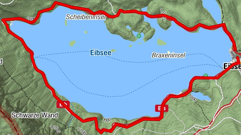 Die Eibsee-Runde - nicht nur für Wasserratten
