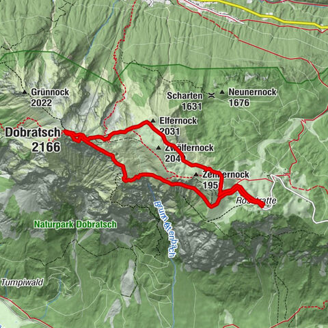 Gailtaler Alpen: Wanderung auf der Dobratsch