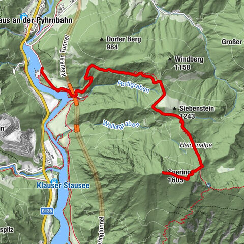 Bergwanderung auf den Spering