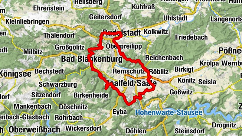 Rundwanderweg - Drei Städte Weg - Thüringer Wald