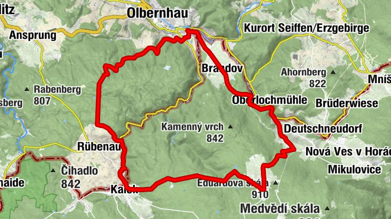 RR ERZ T11 Von Olbernhau zur Mitte der Radregion