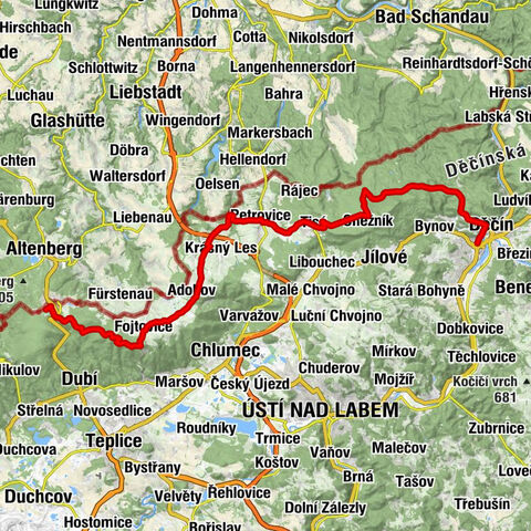 RR ERZ E09 Etappentour Radfernweg Sächsische Mittelgebirge und Erzgebirgsradmagistrale Etappe 09
