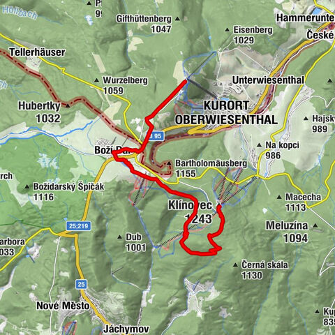 Stoneman Miriquidi Abschnitt Klinovec (Keilberg) Fichtelberg