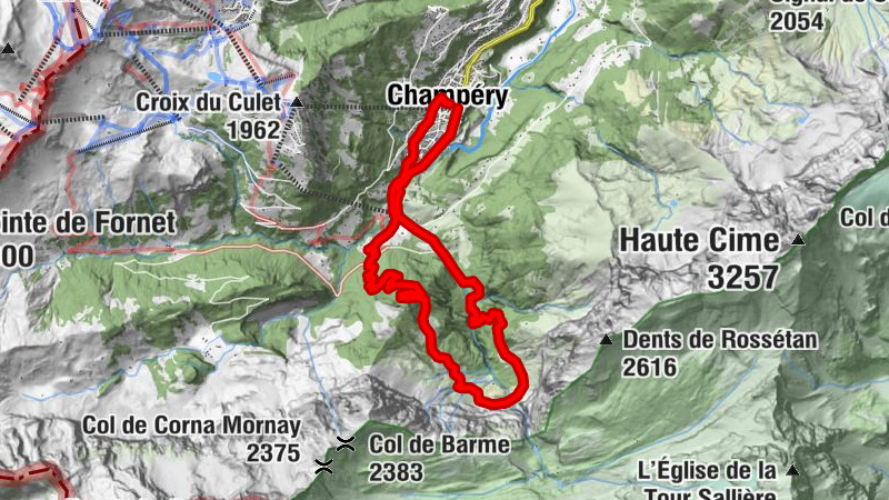 Champéry - Bonavau-Rossétan-Roc Coupé