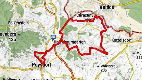 Durch die weingärten von poysdorf und schrattenberg