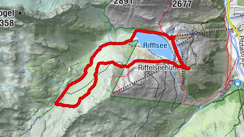 Rifflsee und Plodersee