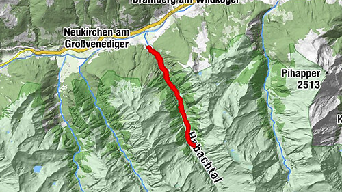 Smaragdweg, Habachtal, Bramberg