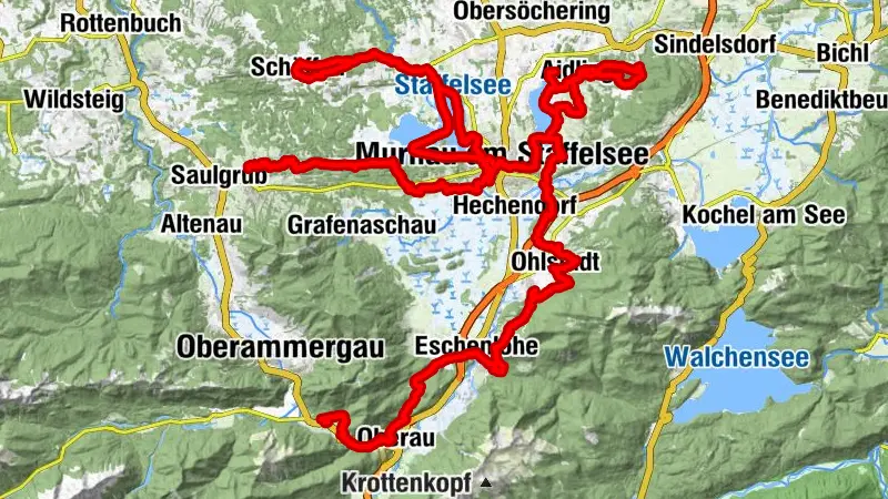 Meditationsweg Ammergauer Alpen im Blauen Land