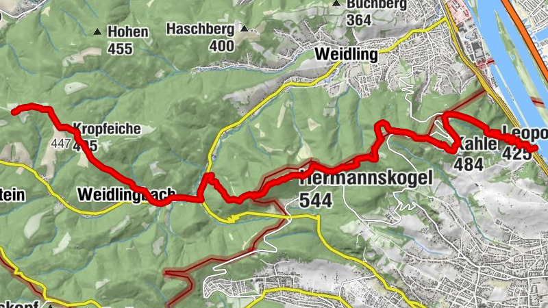 Kahlenbergerdorf Leopoldsberg Hermannskogel Windischalm 15.05.2016