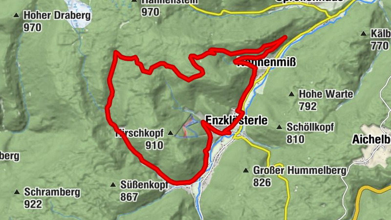 Kohlenmunks Köhlertour - Mountainbiketour um Enzklösterle