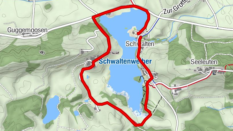Rundwanderweg Schwaltenweiher