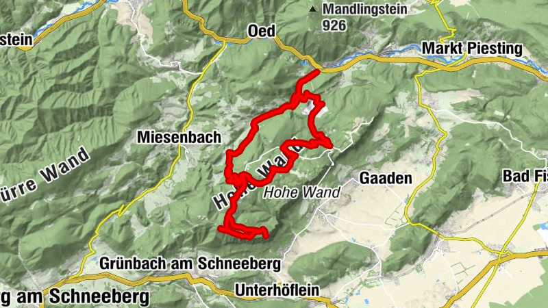 Waldegg Scheimhütte HoheWand Hüttentour Dreistetten Waldegg