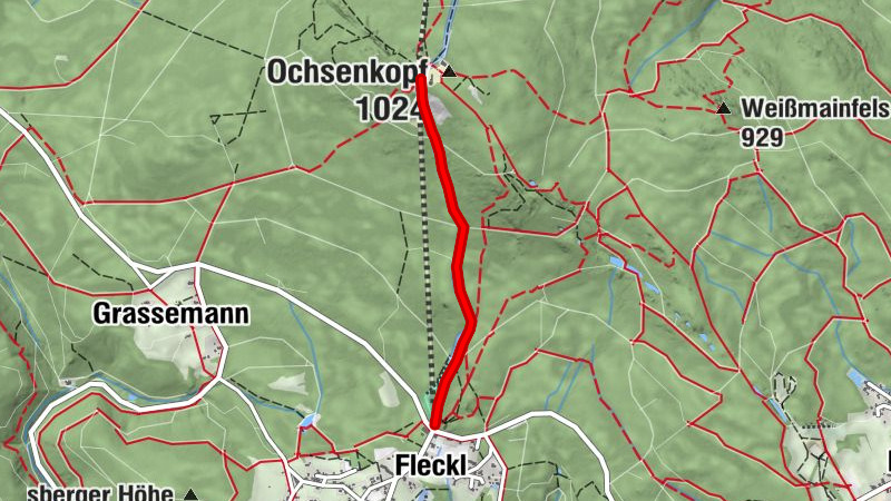 Ochsenkopf - zweithöchster Berg des Fichtelgebirges