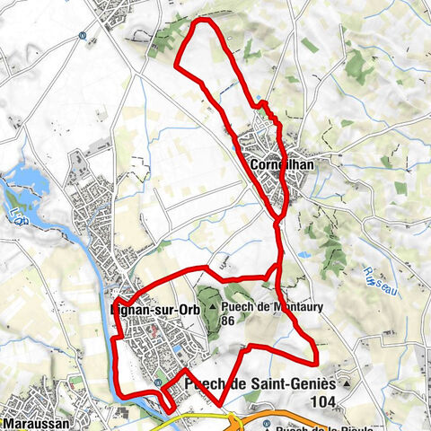 STRECKE L’ÎLE DE TABARKA – VTT-FFC-BEREICH BÉZIERS MÉDITERRANÉE