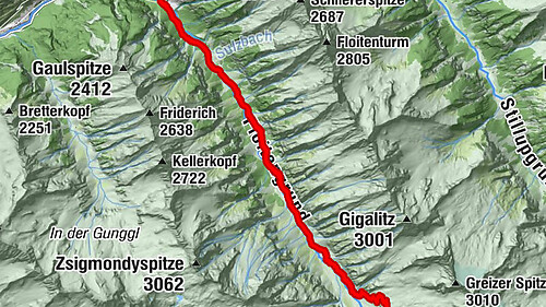 Tristenbachalm to Greizlerhütte and back.