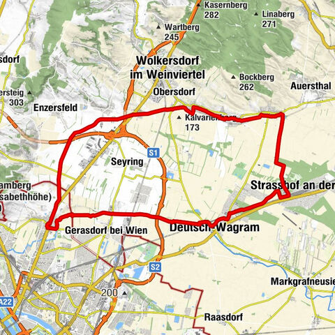 Marchfeldkanal - Dampfross Drahteselradweg