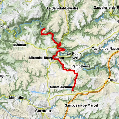 Tour du Tarn à cheval : Jouqueviel / Sainte-Gemme