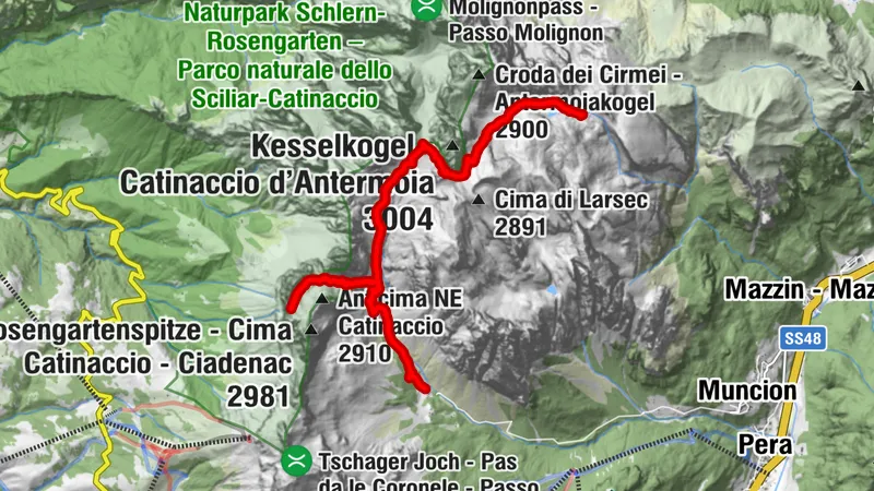 Etappe 5 Dolomiti Trek King - Die Seele der Bleichen Berge