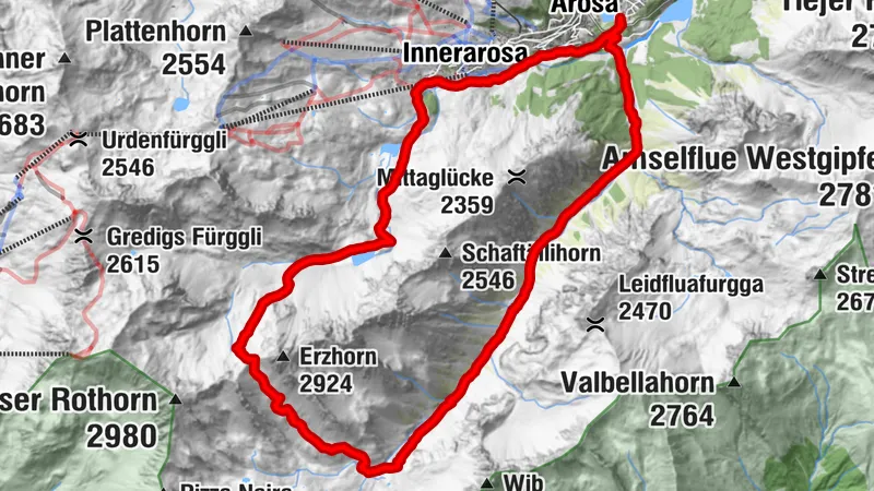 Arosa - Ramozhütte - Älplisee - Arosa