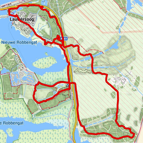 Mtb track Lauwersmeer Lauwersoog, Groningen