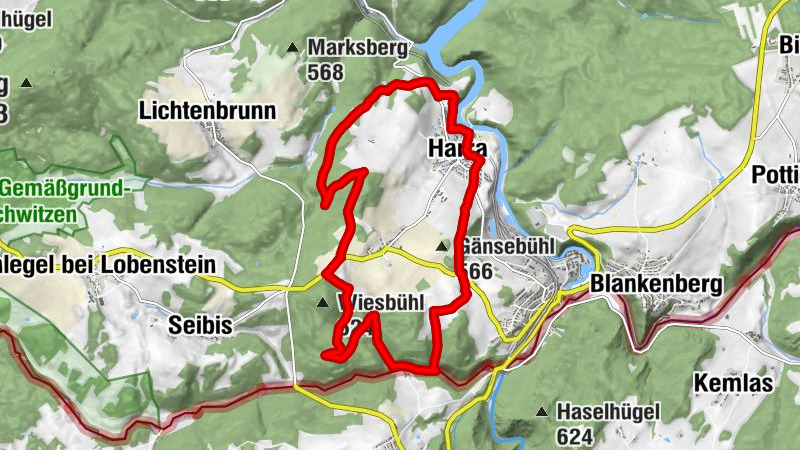 Rundwanderung - Harcher Leingstamauser-Weg - Harra