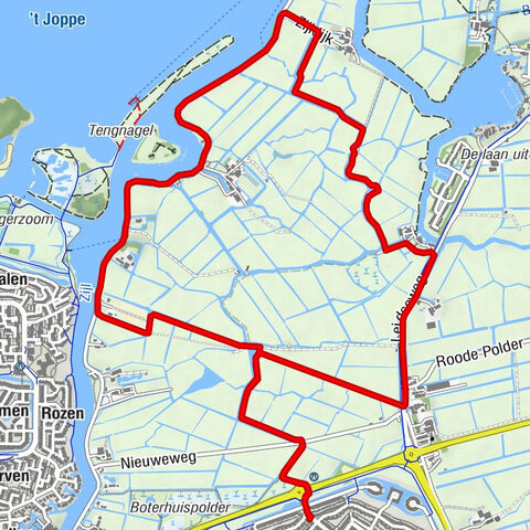 Boterhuispolder en Zijldijk met Ruud