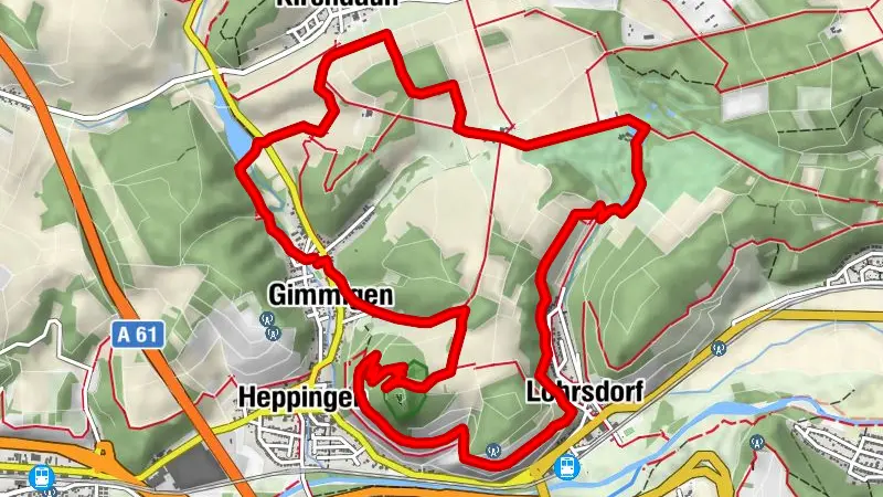 Rundtour Bad Neuenahr Nr. 8 - Von Gimmigen zur Landskrone